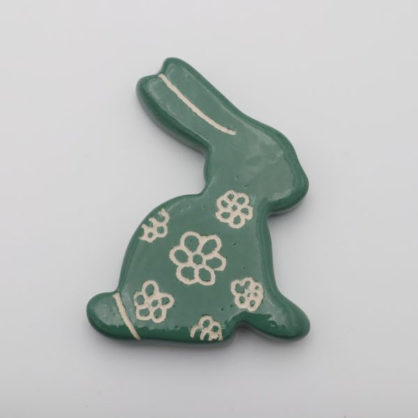 Magnet Bunny vert foncé