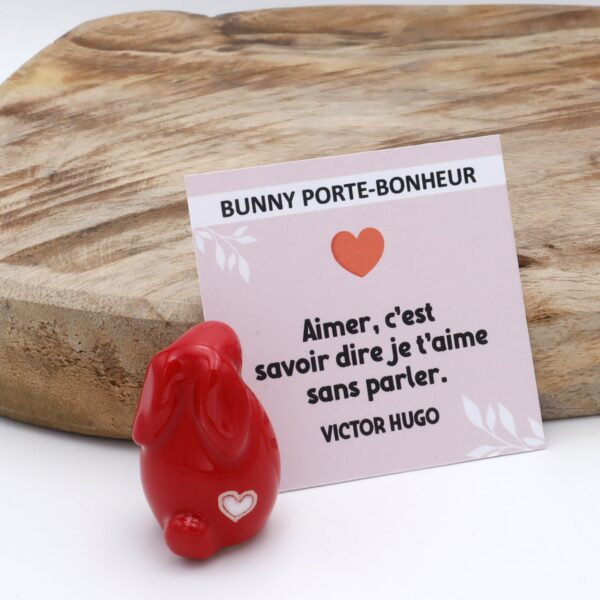 Bunny Porte-bonheur - Cœur