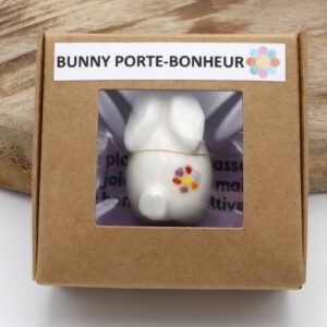 Bunny Porte-bonheur - Fleur multicolore