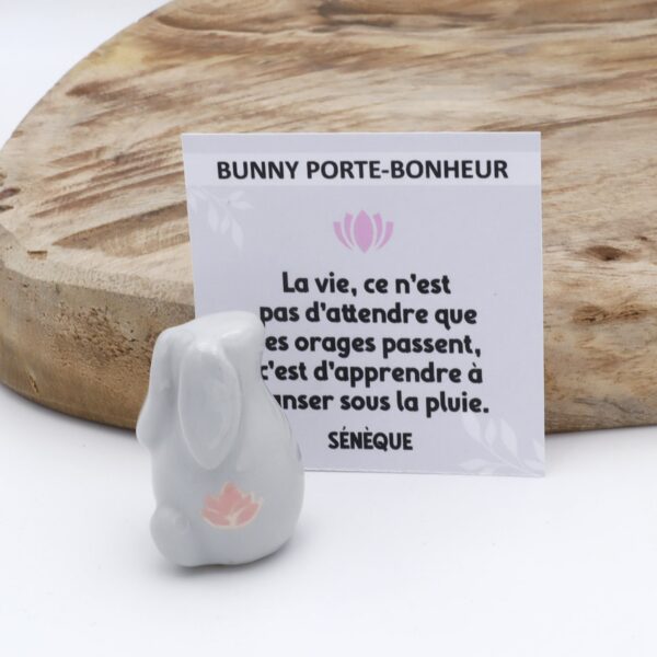 Bunny Porte-bonheur - Fleur de lotus