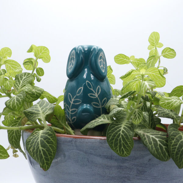 Lapin en céramique à planter