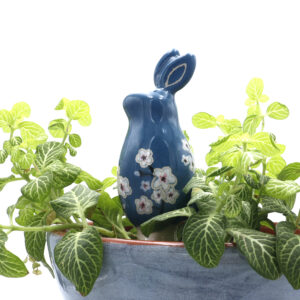 Lapin en céramique à planter