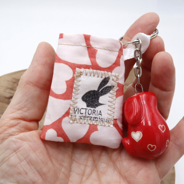 Porte-clés Bunny Lovely Victoria Céramique