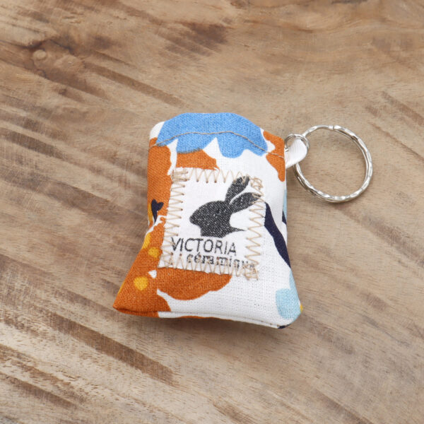 Porte-clés Bunny bleu clair Victoria Céramique