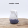 Vase Bunny en grès bicolore - Défauts #videatelier12