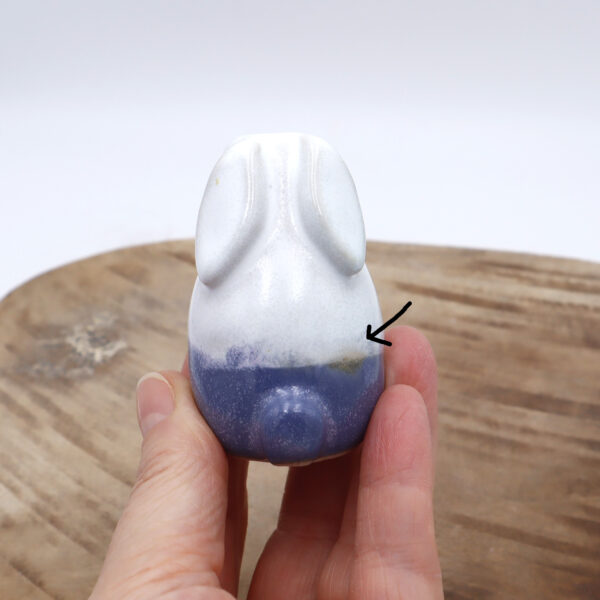 Vase Bunny en grès bicolore - Défauts #videatelier12 – Image 2