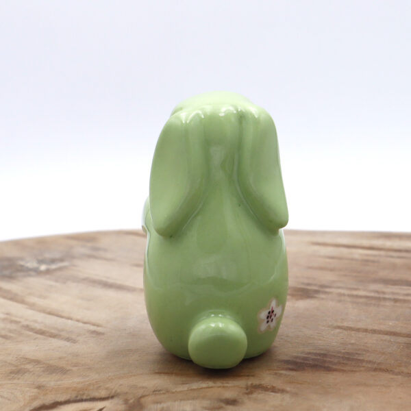 Lapin décoratif en céramique avec un cœur Victoria Céramique