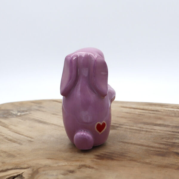 Lapin décoratif en céramique avec un cœur Victoria Céramique