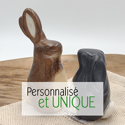 Lapins personnalisés - Victoria Céramique