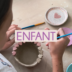 1 place pour l'atelier "Je crée et décore une soucoupe et un pot" ENFANT - mercredi 6 août 2025