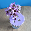 Séparateur de fleurs smiley lilas - Victoria Céramique