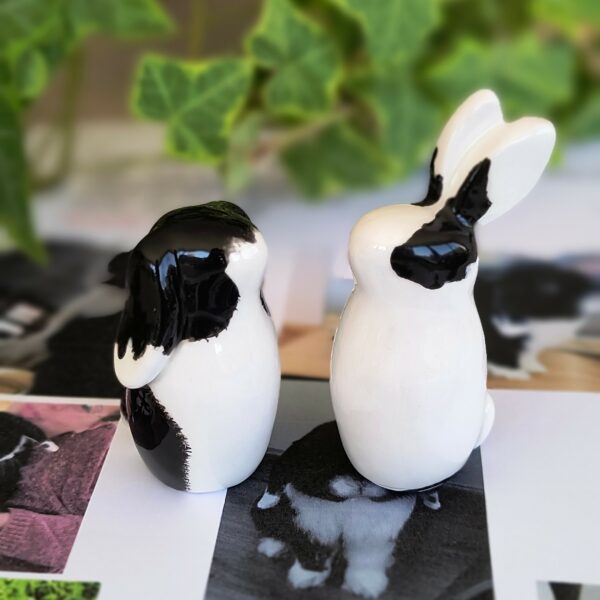 2 Choupi Bunnies personnalisés - Commande Valérie