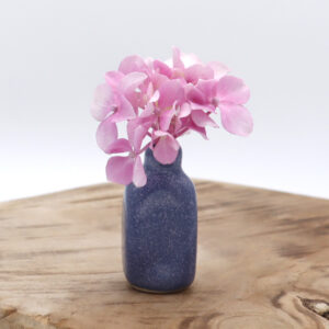 Vase à pâquerettes bleu - Victoria Céramique