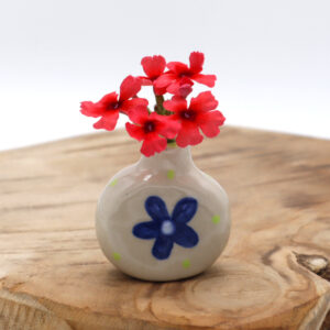 Vase à pâquerettes décoré - Victoria Céramique
