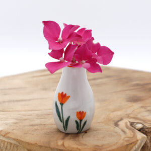 Vase à pâquerettes décoré - Victoria Céramique