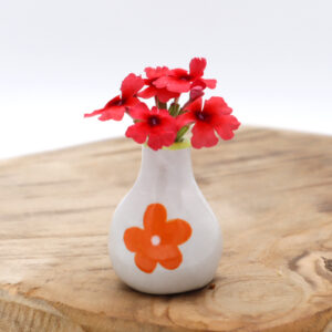 Vase à pâquerettes décoré - Victoria Céramique