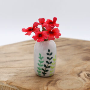 Vase à pâquerettes décoré - Victoria Céramique