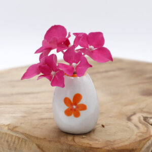 Vase à pâquerettes décoré - Victoria Céramique