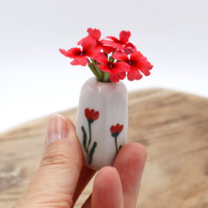 Vase à pâquerettes décoré - Victoria Céramique