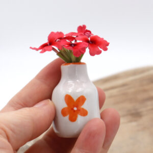 Vase à pâquerettes décoré - Victoria Céramique