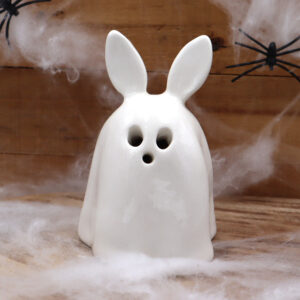 Lapin en forme de fantôme brûle-encens Victoria Céramique