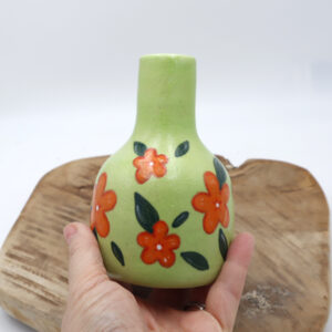 Vase en grès fleuri - Vide-atelier Janvier 2026 #3