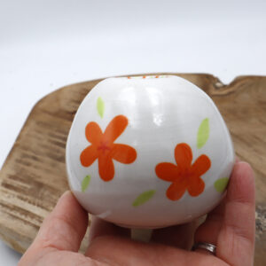 Vase en grès fleuri - Vide-atelier Janvier 2026 #5