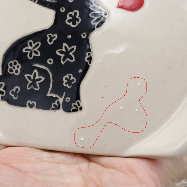 Repose cuillère Bunny noir Grand format #48 - Défaut – Image 2