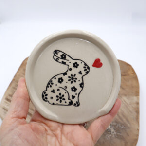 Repose cuillère Bunny noir dessiné Petit format #47 Défauts