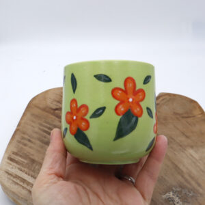 Mug fleuri en grès  - Vide-atelier Janvier 2026 #43