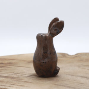 Lapin en céramique marron Victoria Céramique