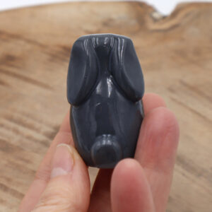 Lapin en céramique gris Victoria Céramique