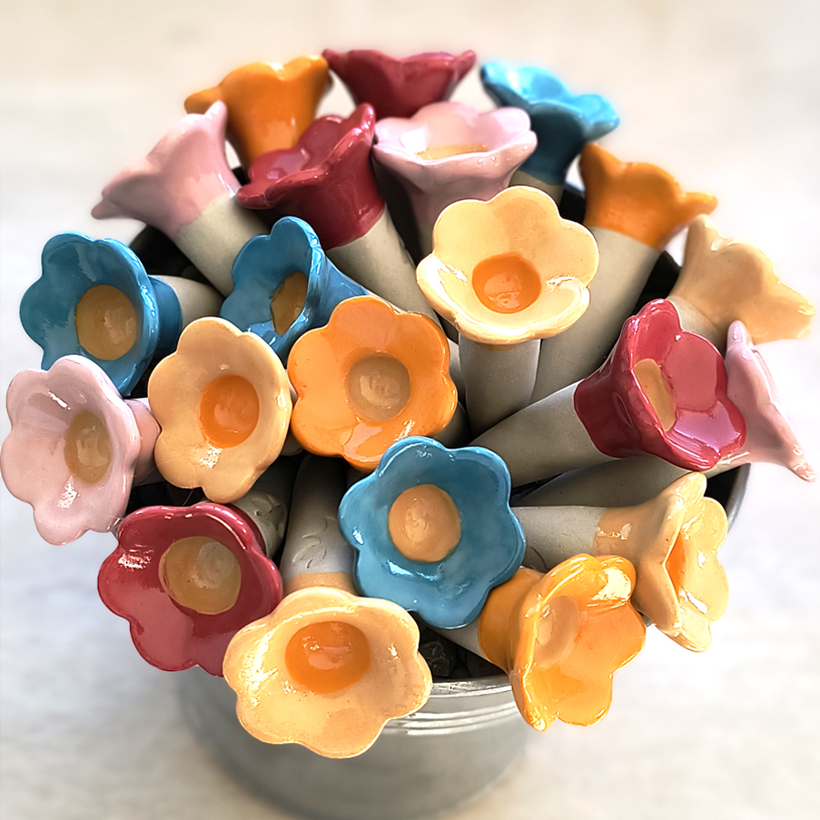 Fleurs abreuvoirs à abeilles - Victoria Céramique