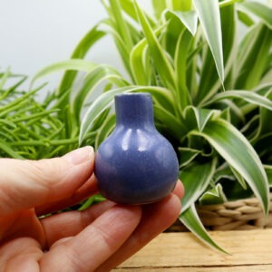 Vase à pâquerettes bleu Victoria Céramique