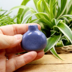 Vase à pâquerettes bleu Victoria Céramique
