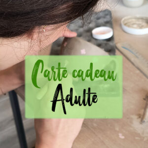 Carte cadeau atelier adulte Victoria Céramique