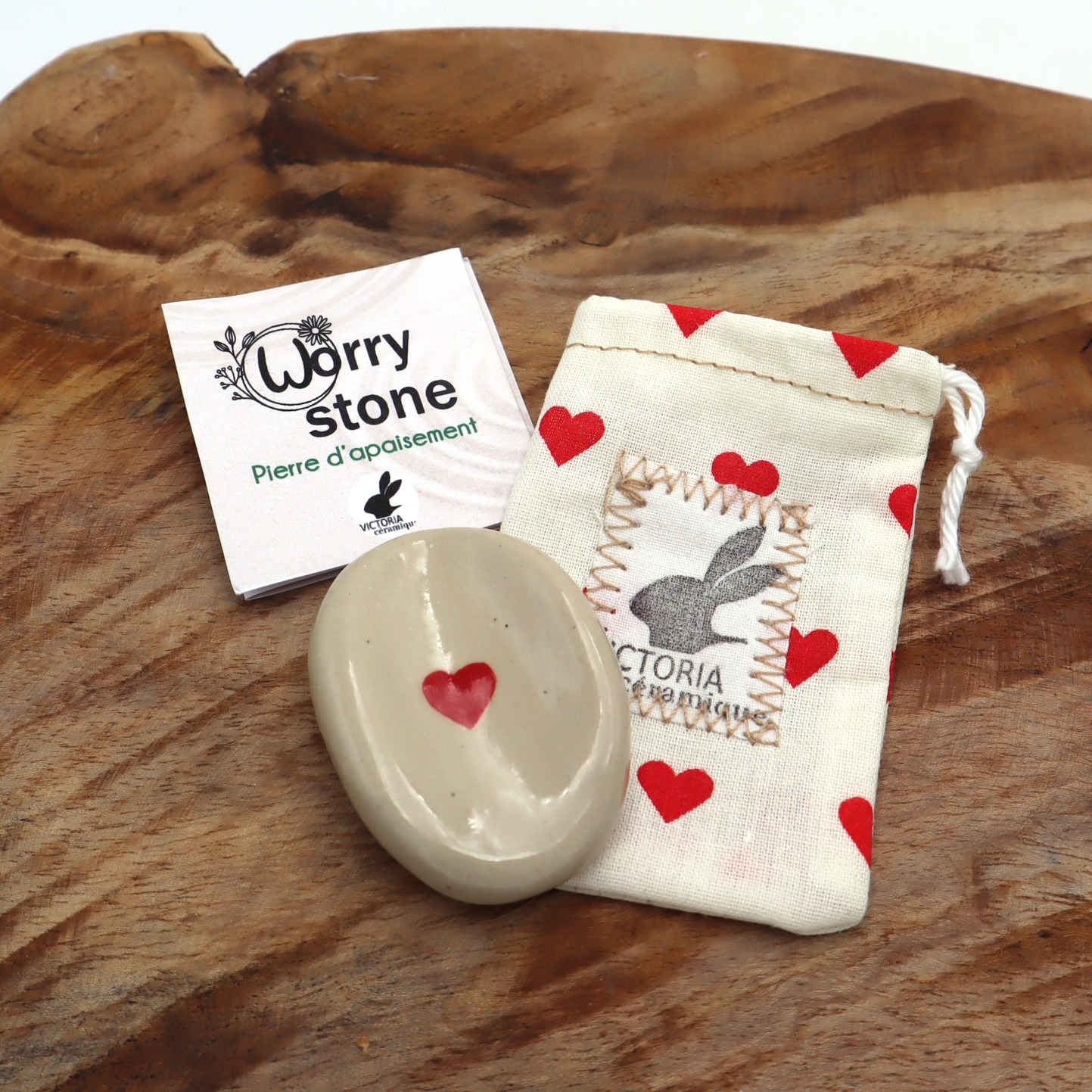 Worry Stone Lovely Victoria Céramique