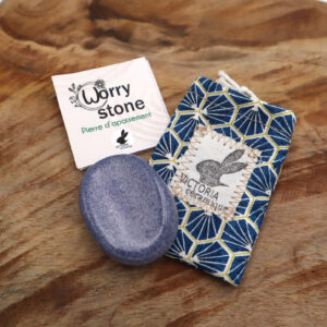Worry Stone bleue Victoria Céramique