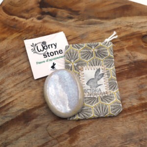 Worry Stone neige Victoria Céramique