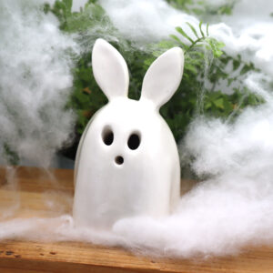Lapin brûle-encens fantome Victoria Céramique