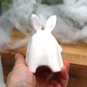 Lapin brûle-encens fantome Victoria Céramique