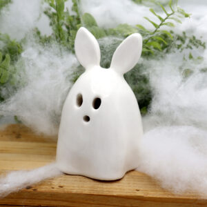 Lapin brûle-encens fantome Victoria Céramique