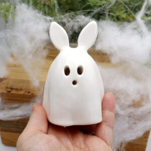Lapin brûle-encens fantome Victoria Céramique