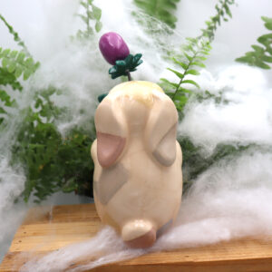 Lapin Frankenstein et sa plante carnivore 10 cm Victoria Céramique