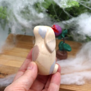 Lapin Frankenstein et sa plante carnivore 6 cm Victoria Céramique