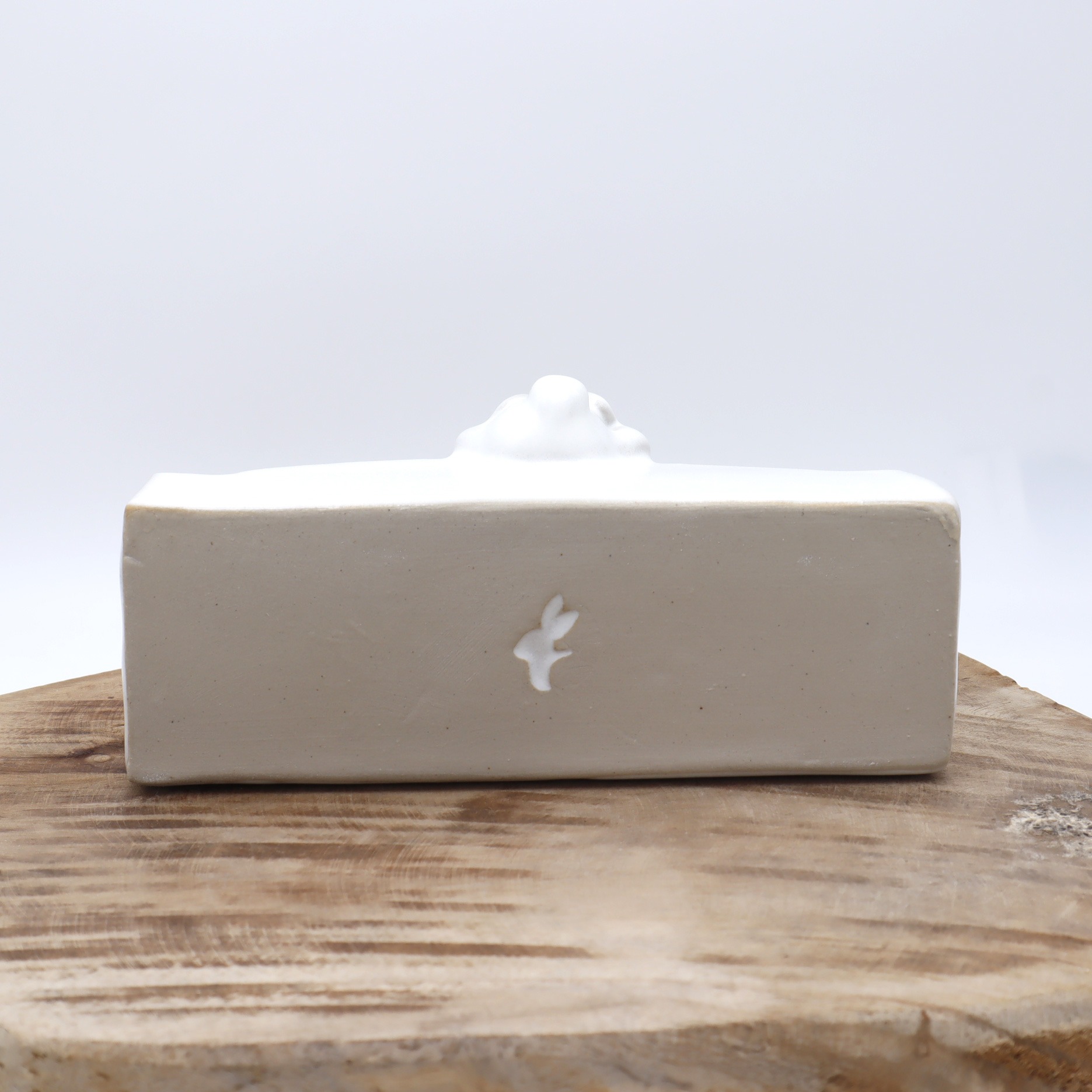 Porte-éponge lapin blanc Victoria Céramique