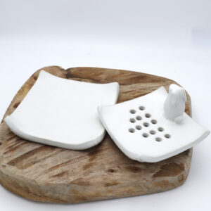 Porte savon Bunny blanc Victoria Céramique